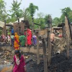 सप्तरीको बभनगामामा आगलागी : २० घर नष्ट, ५० लाखबराबरको क्षति